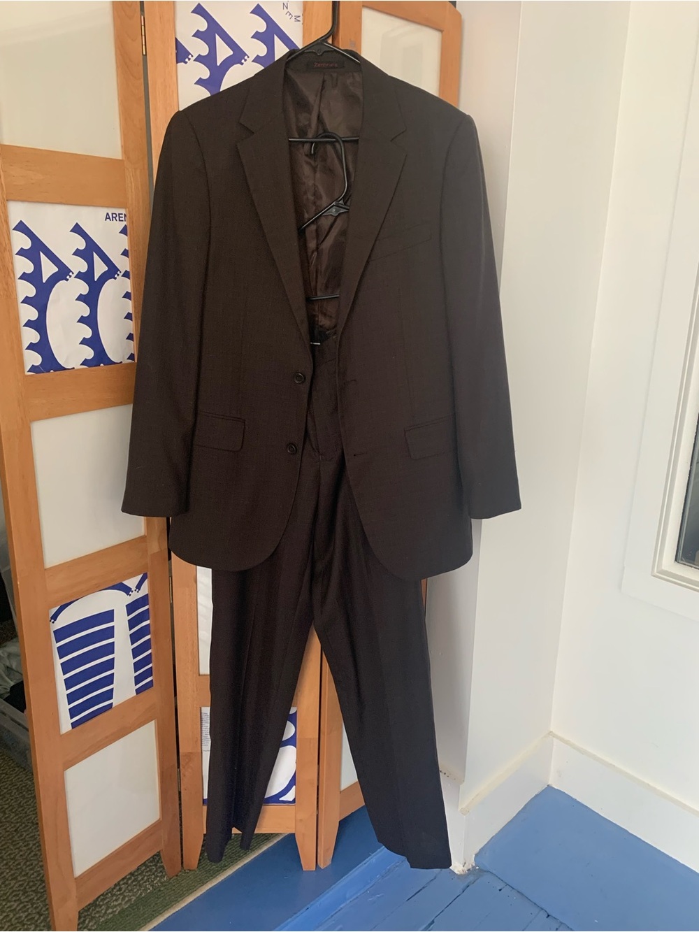 Men's Classic Dark Brown Two-Piece Suit